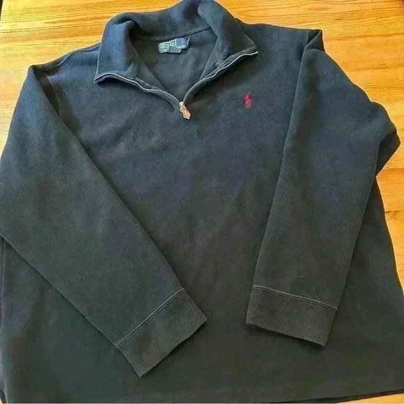 Polo by Ralph Lauren men’s XXL 1/4 zip sweater - Picture 2 of 13